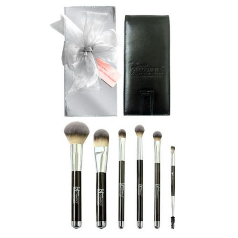 It Cosmetics Heavenly Luxe 6-pc Brush Collection with Travel Case MSRP $182 NWT - Picture 1 of 5